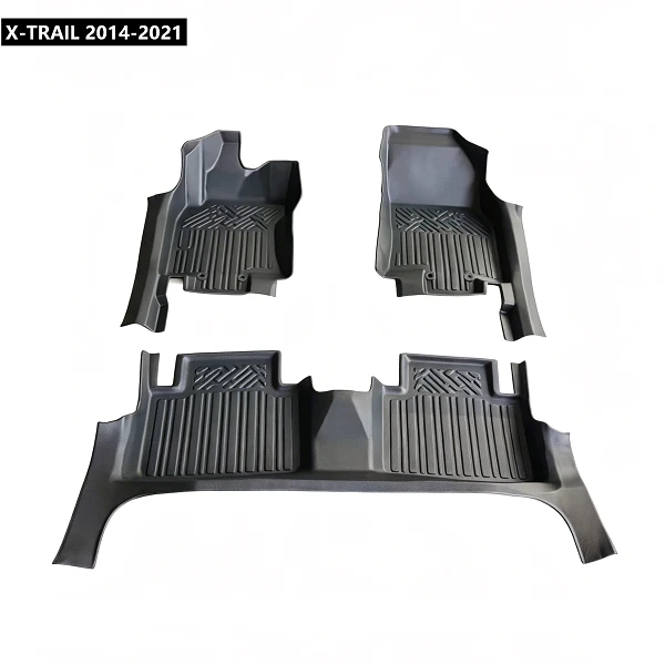 Factory Easy To Clean Special Luxury 5D TPE Car Mats for X-TRAIL 2014-2021